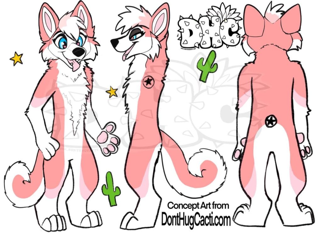 pink husky watermark